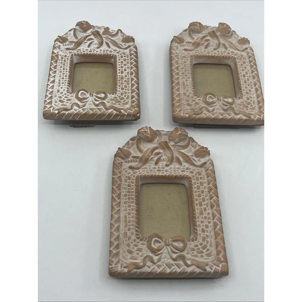 3 Midwest‎ Mini Picture Frame Photo Terracotta 1.5